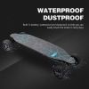 All terrain dual 1000*2 hub motor electric skateboard with 32mph max speed; 25miles range; 9600mah battery.