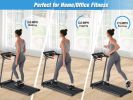 NEW Folding Treadmills Walking Pad Treadmill for Home Office -2.5HP Walking Treadmill With Incline Bluetooth Speaker 0.5-7.5MPH 265LBS Capacity Treadm