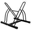 Living Room Bike Stand Cycling Rack Floor Storage Organizer For 2-Bicycle