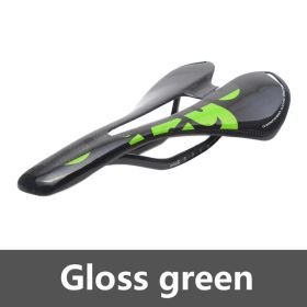 Ullicyc Newest Colorful Toplevel Mountain Bike Full Carbon Saddleroad Bicycle Saddle Or Road PartsZD143free Ship (Option: Gloss green)