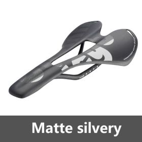 Ullicyc Newest Colorful Toplevel Mountain Bike Full Carbon Saddleroad Bicycle Saddle Or Road PartsZD143free Ship (Option: Matte silvery)