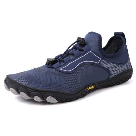 Men's And Women's Fitness Exercise Running Outdoors Climbing Shoes (Option: 2303Blue-40)