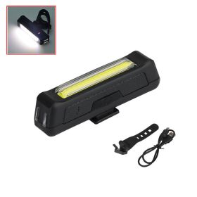 Bicycle Tail Lights, Flashing Warning Lights, Mountain Bikes (Color: White)