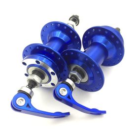 Mountain Bike Aluminum Alloy Disc Brake Hub (Color: Blue)