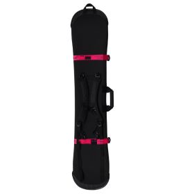 Dumpling Skin Snowboard Bag Protective Cover (Option: Black Rose Ribbon-Single shoulder-160CM to 169CM)