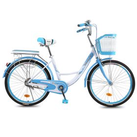 Adult cycling women's adult lightweight commuting for men and women (Option: 26inch Sky blue)