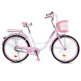 Adult cycling women's adult lightweight commuting for men and women (Option: 26inch pink)