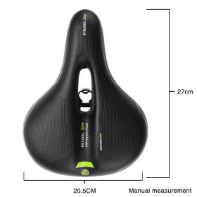 Cycling Equipment Mountain Road Silicone Car Seat (Option: Black Large)