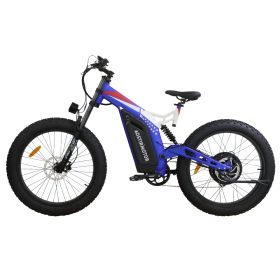 AOSTIRMOTOR 26" 1500W Electric Bike Fat Tire P7 48V 20AH Removable Lithium Battery for Adults S17-1500W (Color: as picture)