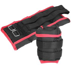 Ankle Weights Set 2.2/4.4LBS Pair Wrist Arm Ankle Weight with Iron Sandbags Fillings (weight: 2.5LBS)