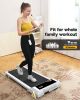 FYC Under Desk Treadmills Walking Pad with Incline and Remote Control and LED Display Electric Running Machine for Home Office Exercise Walking Joggin