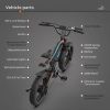 AOSTIRMOTOR Electric Bicycle 500W Motor 26" Fat Tire With 48V/15Ah Li-Battery S18-MINI New style