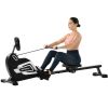 Magnetic Rowing Machine Folding Rower with 14 Level Resistance Adjustable; LCD Monitor and Tablet Holder for Foldable Rower Home Gym Cardio Workout