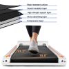 FYC Under Desk Treadmill 2.5HP Slim Walking Treadmill 265LBS - Electric Treadmill with APP Bluetooth Remote Control LED Display, Running Walking Joggi