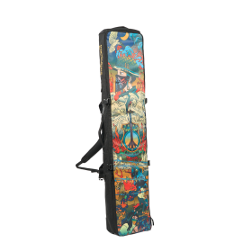 Ski Pack Single And Double Board Double Available Cardan Wheel Large Capacity (Option: Chaos and peace-155x36cm)